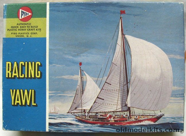 Pyro Racing Yawl (Bermuda Yawl) Sailboat, 310-98 plastic model kit